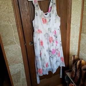 Torrid Floral Chiffon Dress